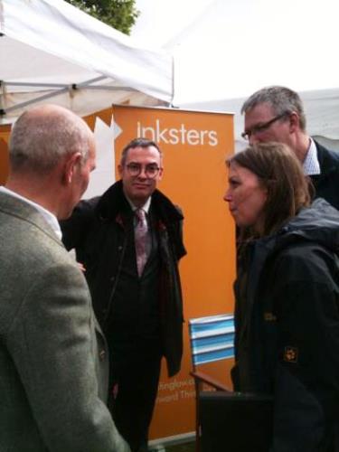 Royal Highland Show 2015 - Inksters - Crofting Law - Patrick Krause, Aileen McLeod MSP, Brian Inkster and Gordon Jackson